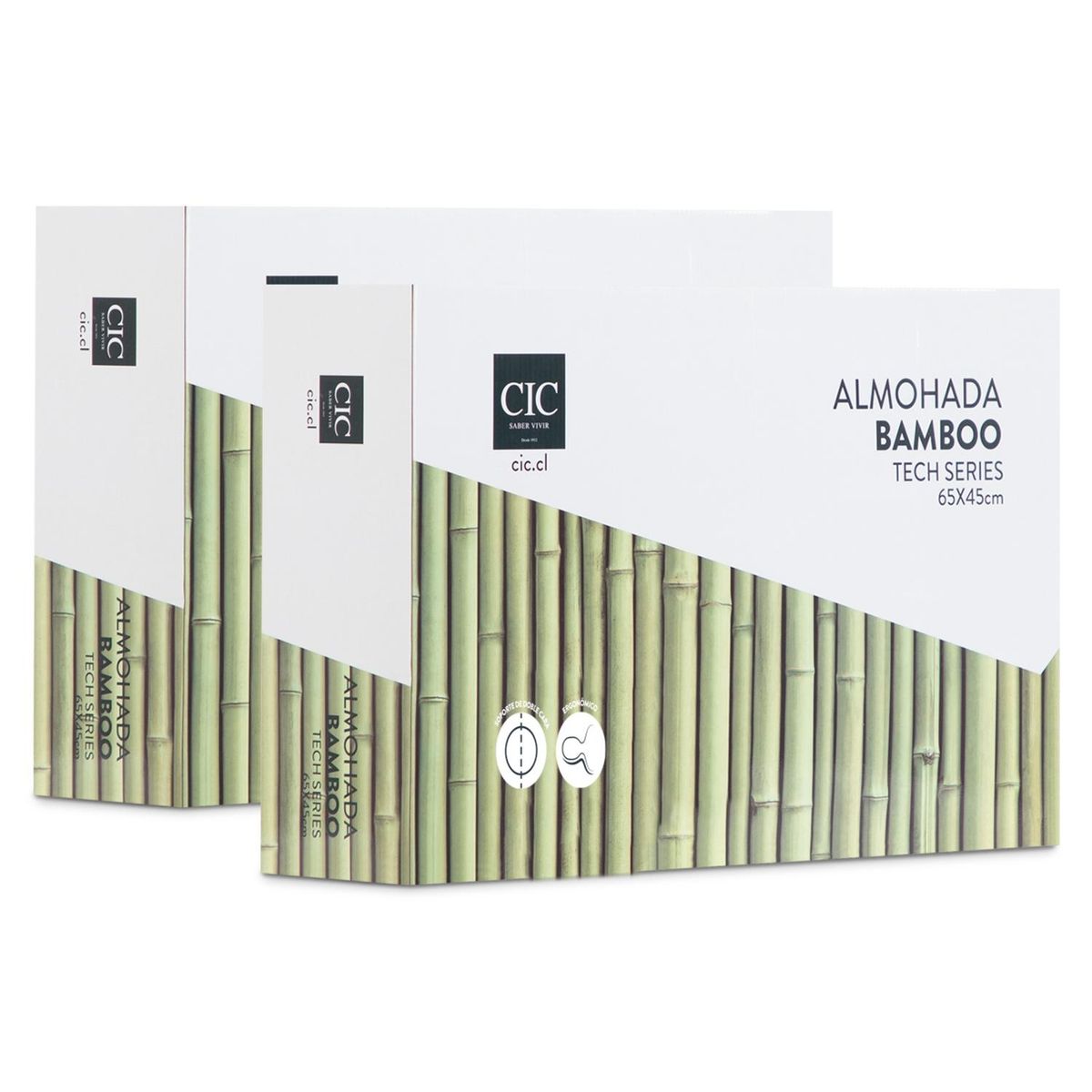 CIC - Set 2 Almohadas Bamboo Tech Series