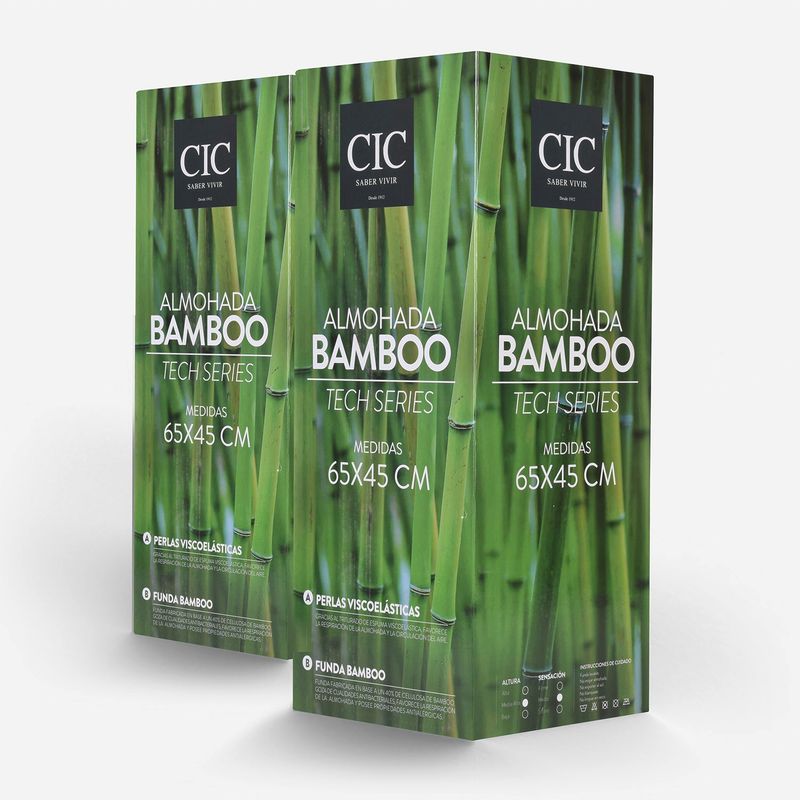 CIC - Pack 2 Almohadas Bamboo CIC