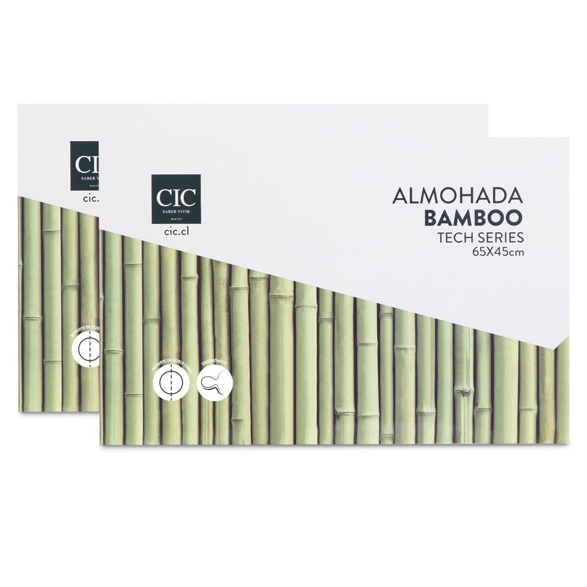 CIC - Set 2 Almohadas Bamboo Tech Series