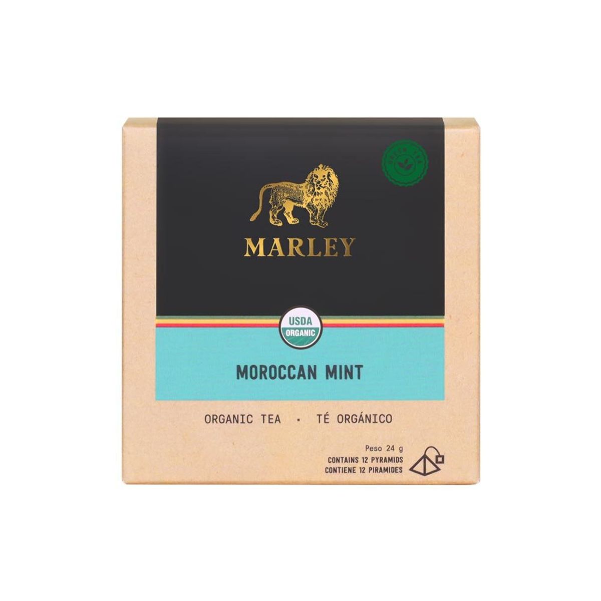 MARLEY COFFEE - Pack Marley  Moroccan Mint  Pyramid  Té verde x4