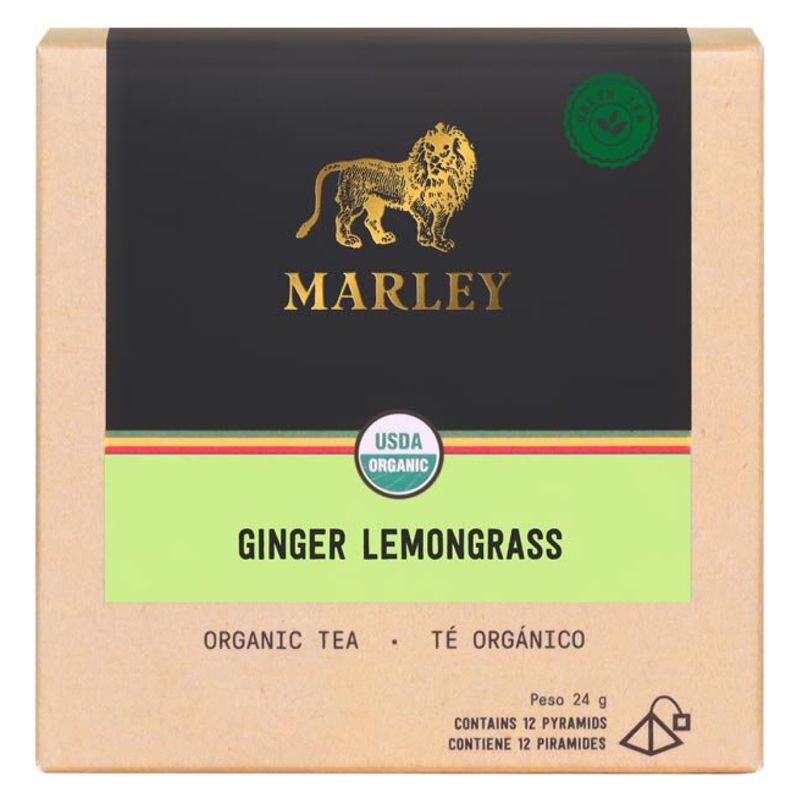 MARLEY COFFEE - Marley Ginger Lemongrass  Pyramid  Té verde