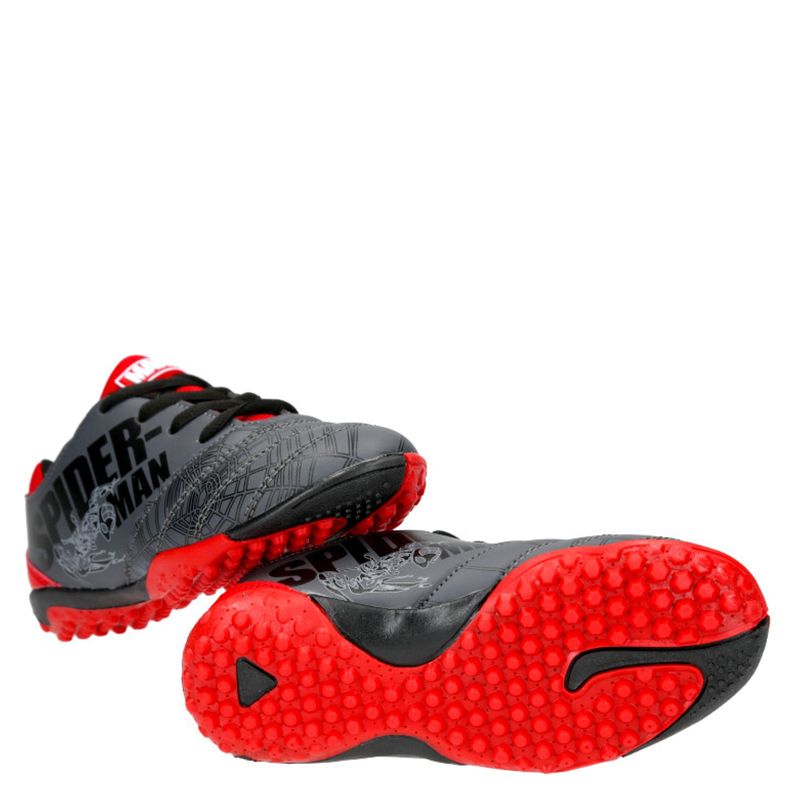 MARVEL Spiderman Zapatilla Baby Fútbol Niño Negra