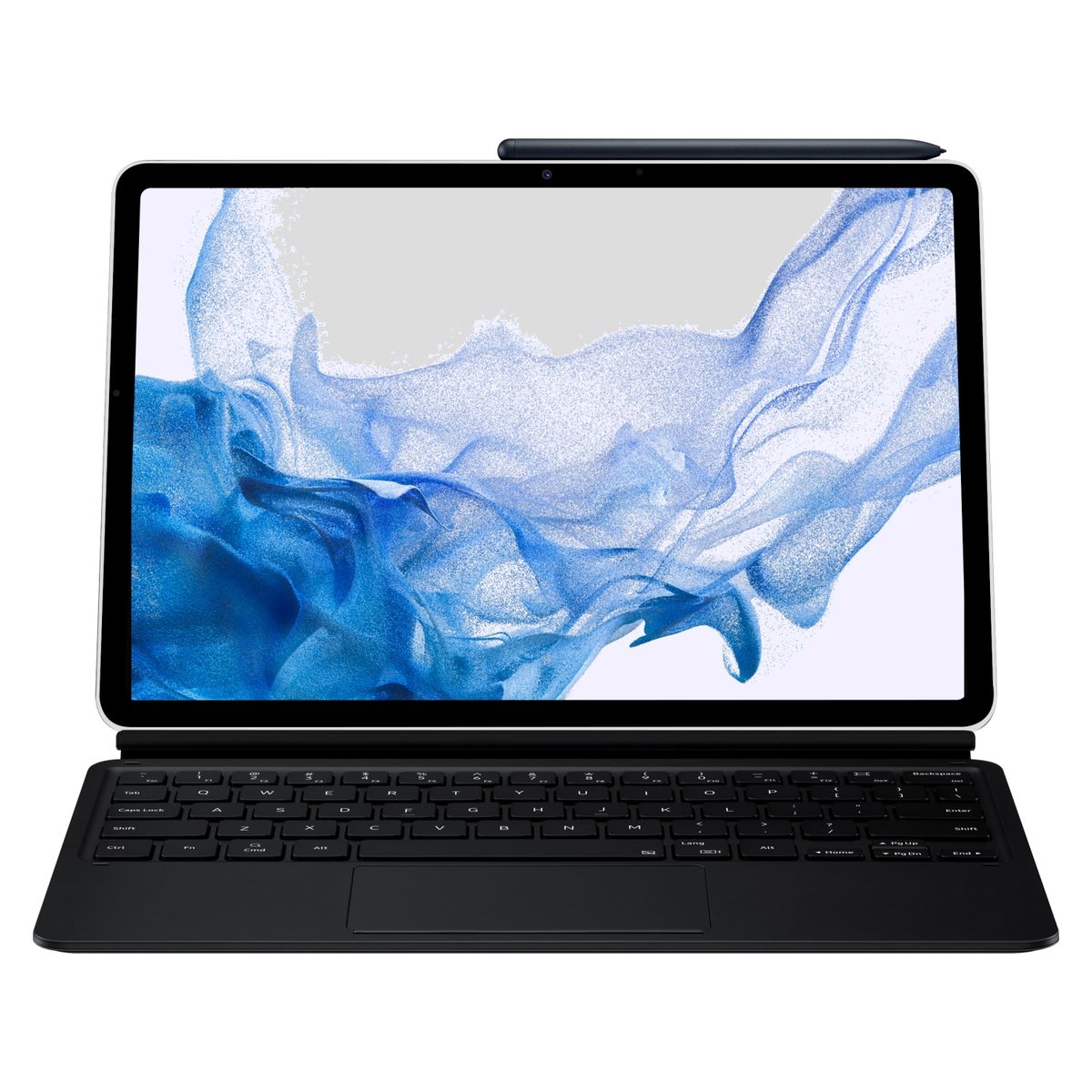 SAMSUNG - Samsung Galaxy Tab S8 Plus + Keyboard Cover (12.4", 128GB, WIFI)