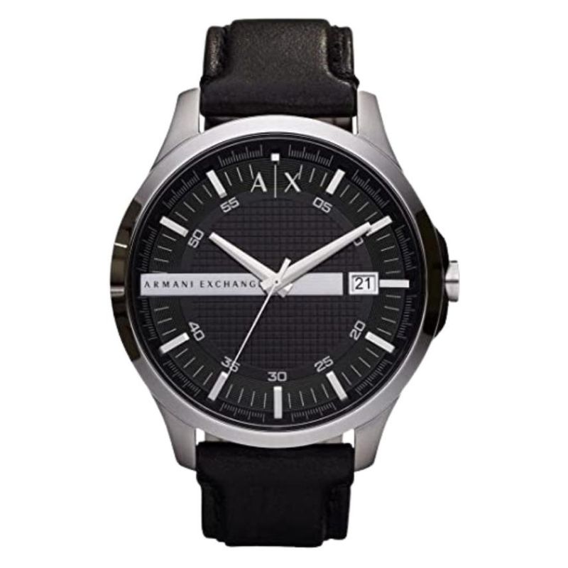 ARMANI - Armani Exchange Reloj Análogo Hombre con Correa de Cuero AX2101