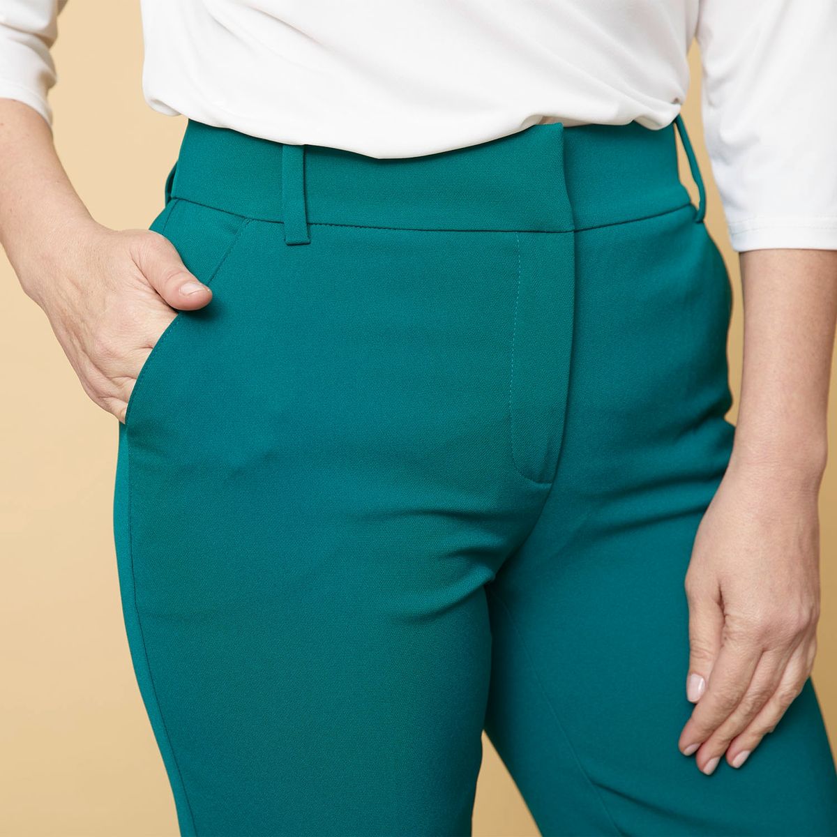 S COCCI - Stefano Cocci Pantalon Tiro Alto Mujer