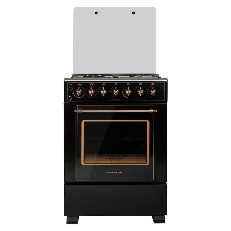 SINDELEN Cocina 4 Quemadores Horno De 60.5 Lt Con Grill Gas Licuado Ch-6850Rd