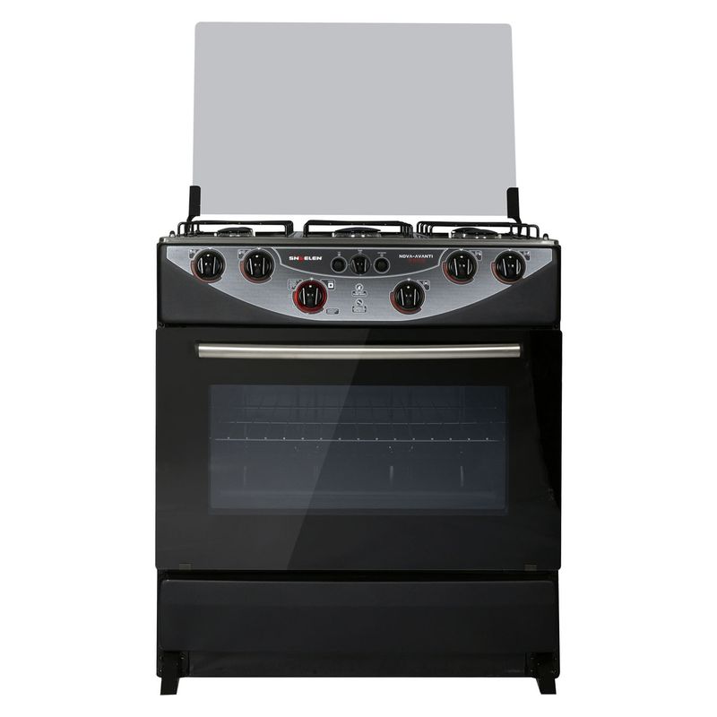 SINDELEN - Cocinas a Gas 5 Quemadores Horno de 92.19 Lt Gas Licuado Ch-9955Ng Sindelen