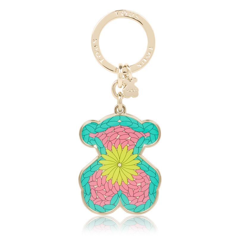 TOUS - Tous Llavero Oso Crochet Multi De Metal Mujer