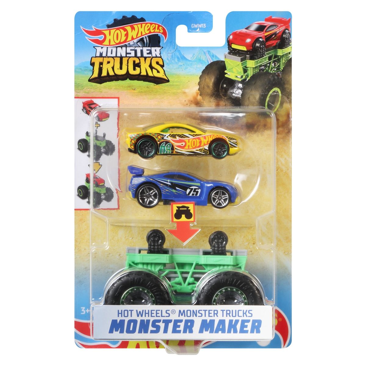 HOT WHEELS - Hot Wheels  Hw Monstertrucks Creador Mons Verde