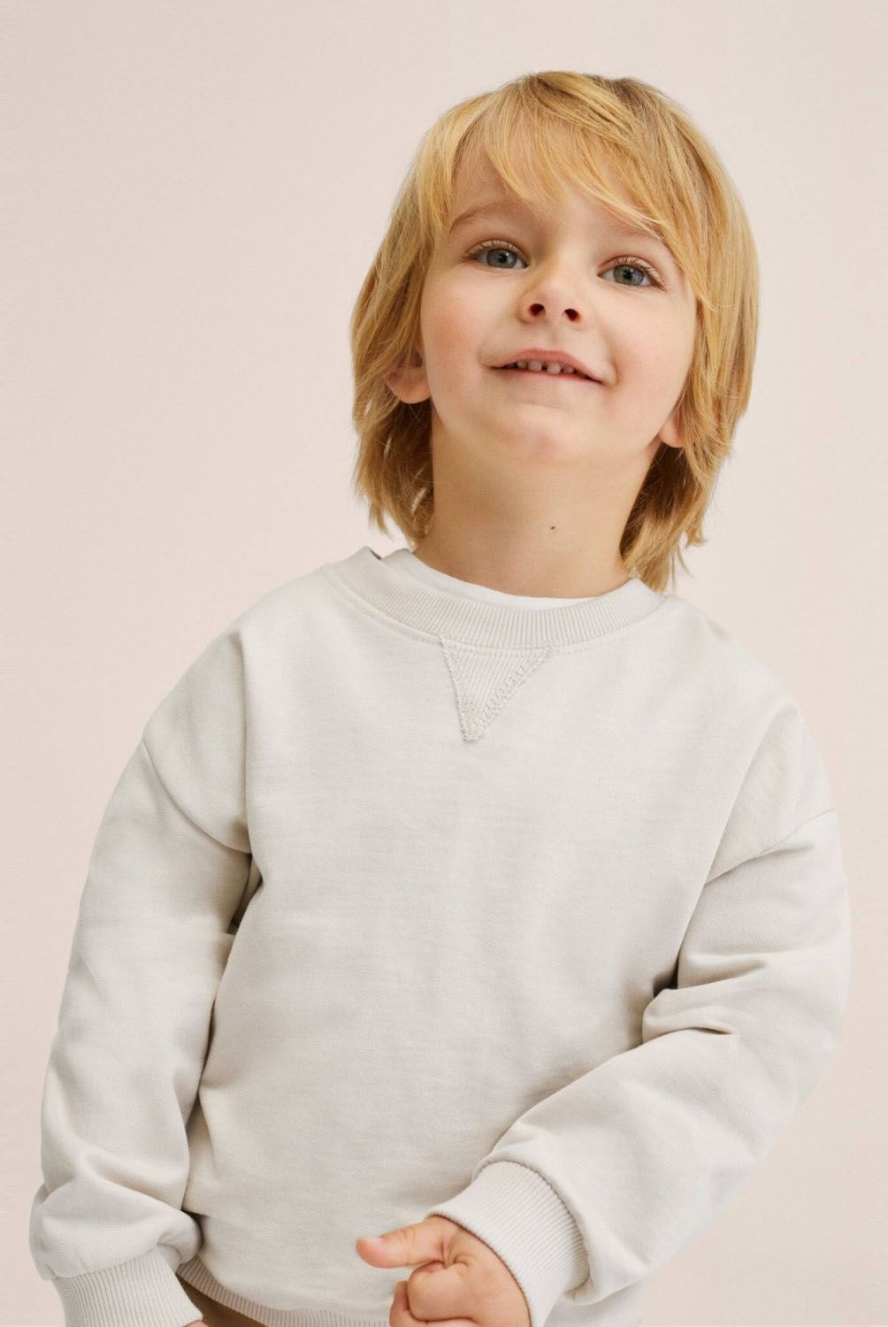 MANGO KIDS - Mango Kids Poleron Oversize Algodón Jupiter Niño