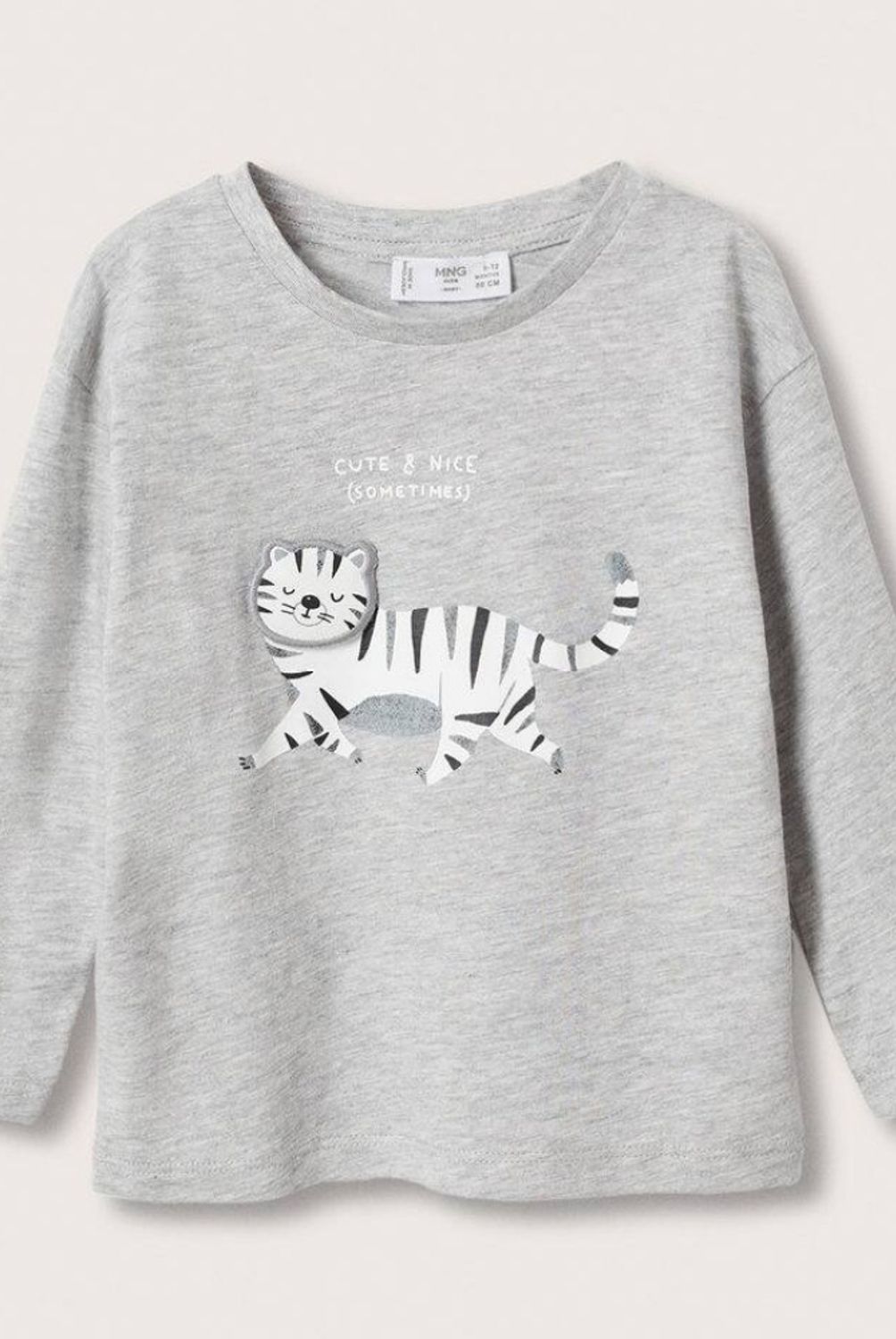 MANGO KIDS - Mango Kids Polera Diseño Animado Animals Niño