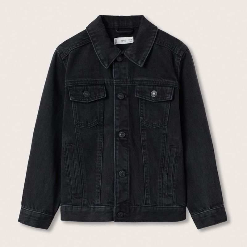 MANGO KIDS - Mango Kids Chaqueta Denim Bolsillos John Niño