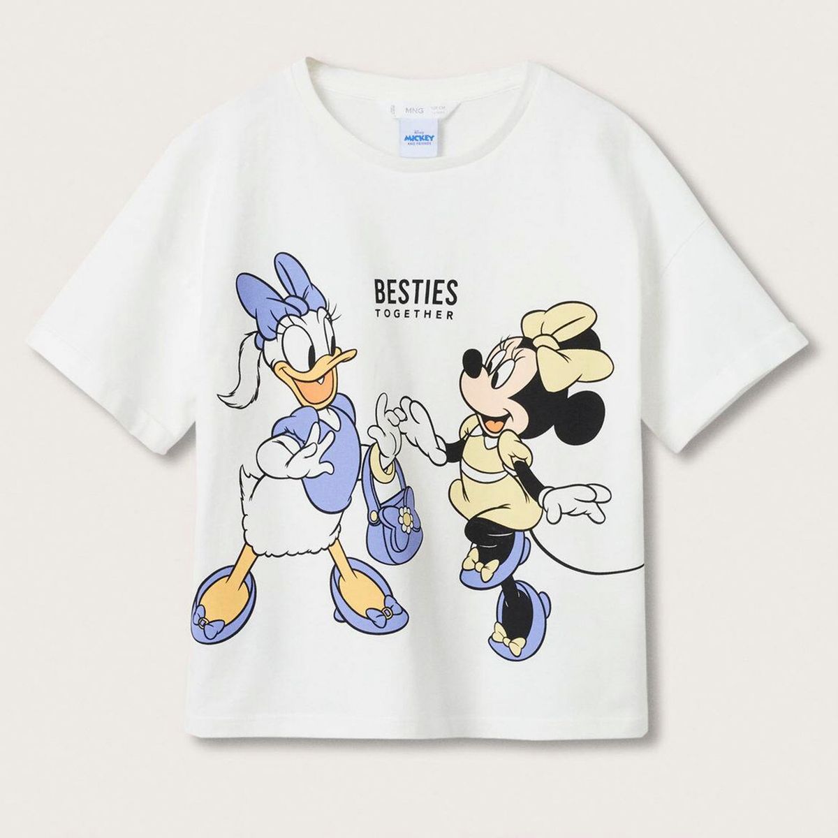 MANGO KIDS - Mango Kids Polera Estampada Disney Mbesties Niña