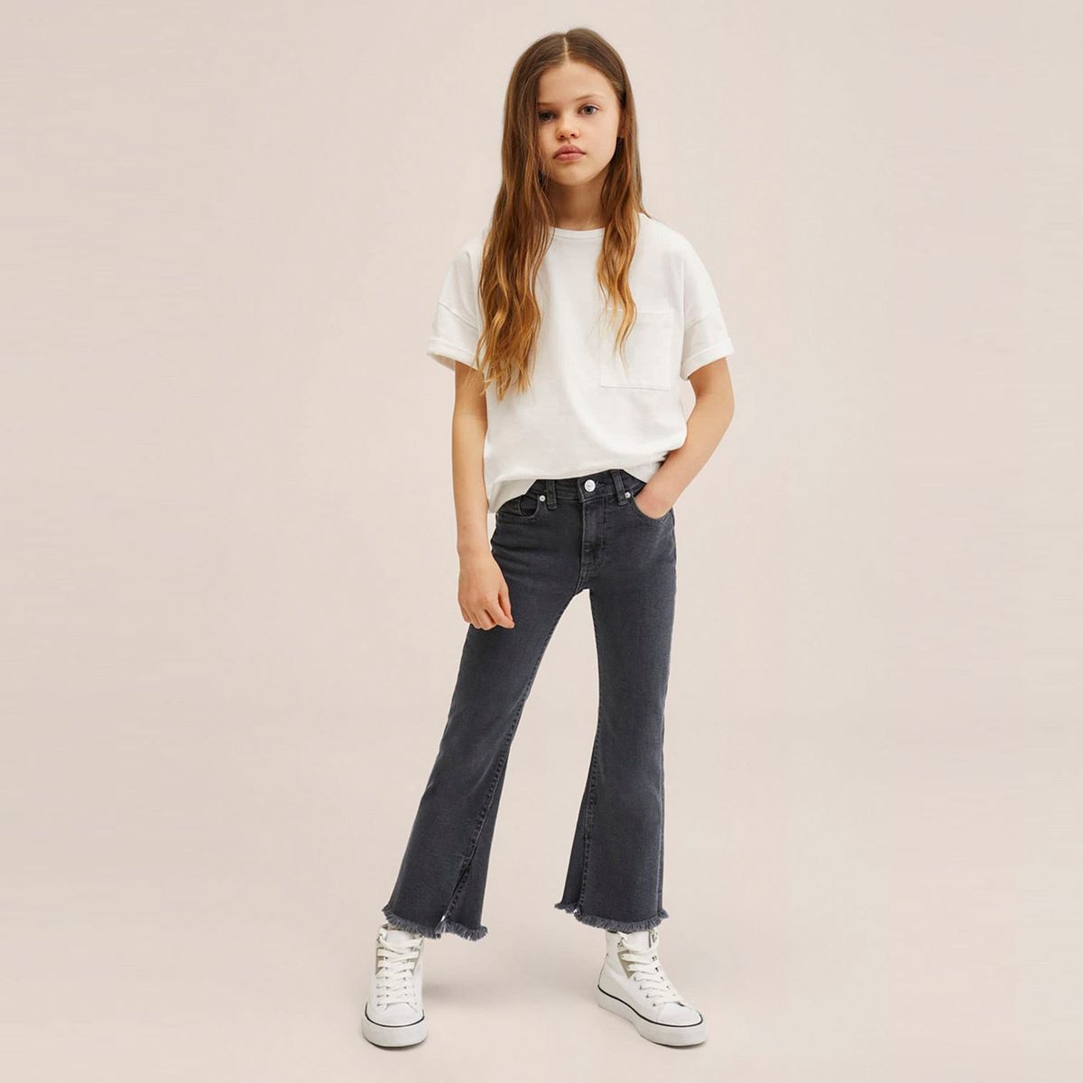 MANGO KIDS - Mango Kids Jeans Flare Flare Niña