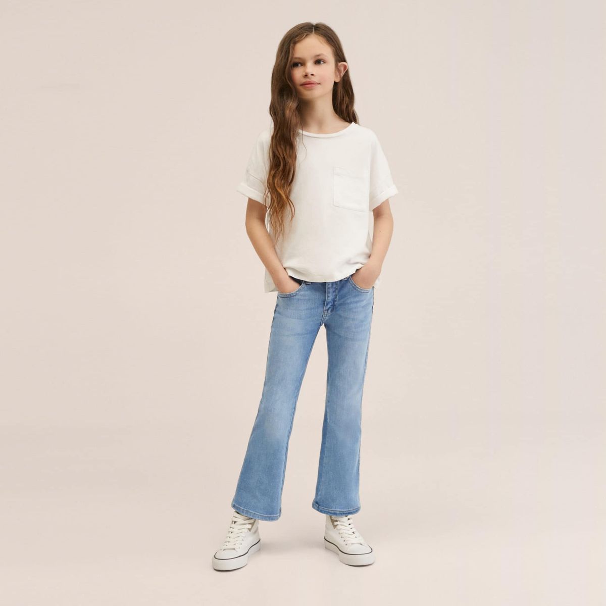 MANGO KIDS - Mango Kids Jeans Flare Flare Niña