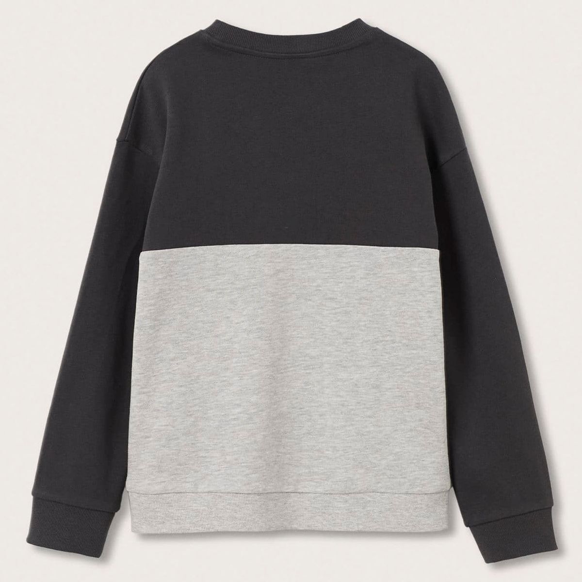 MANGO KIDS - Mango Kids Poleron Bicolor Islandia Niño