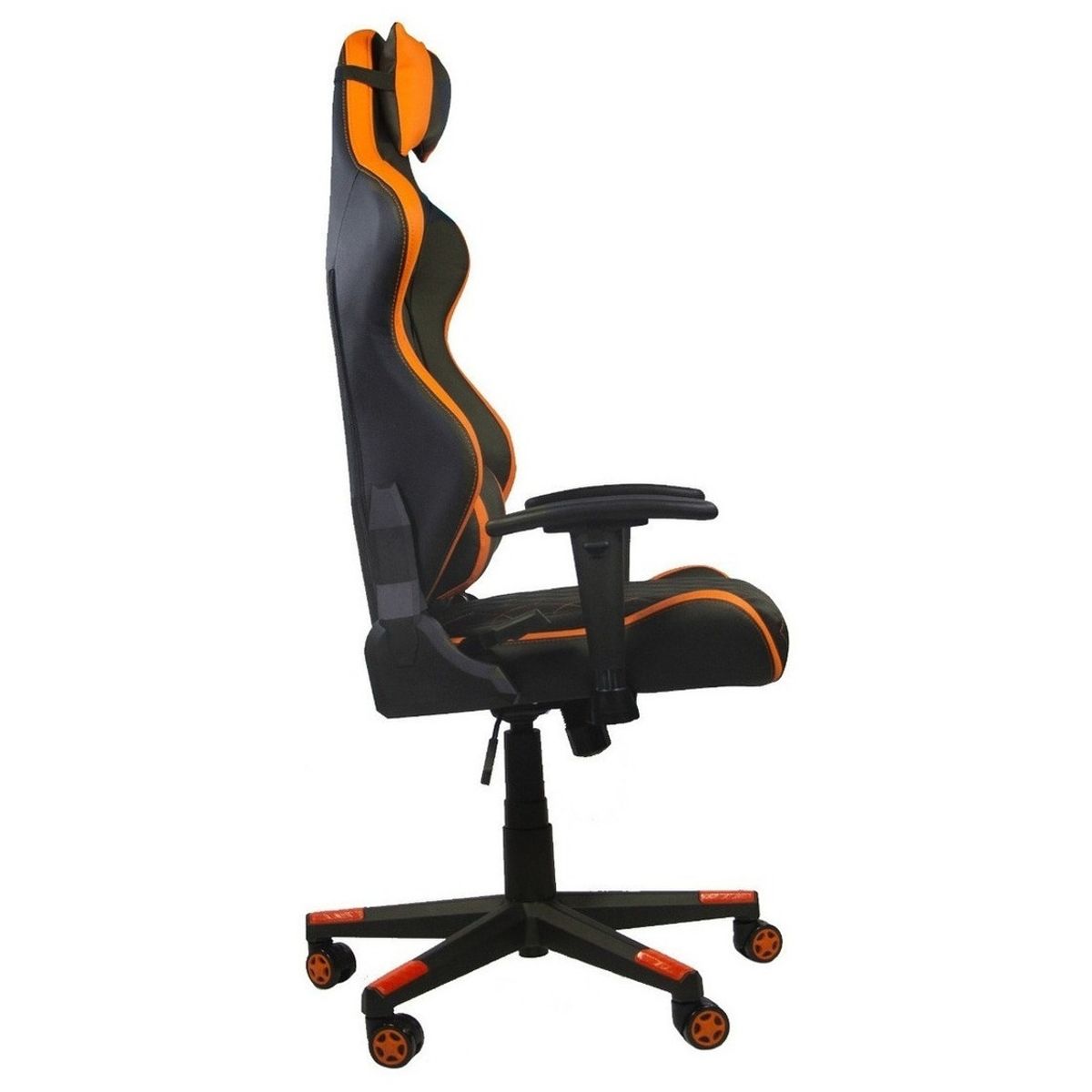 AUDIOTEK - Silla Gamer Escritorio Reclinable Ergonomica Naranja Negro