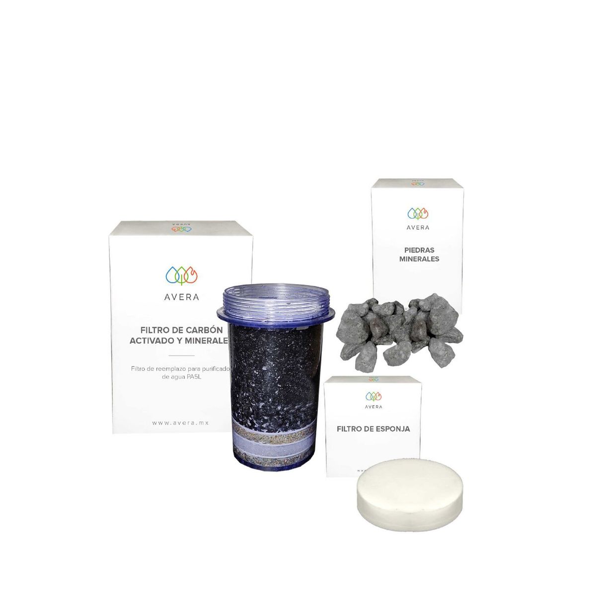 AVERA - Avera Filtro de Repuesto para Purificador de Agua