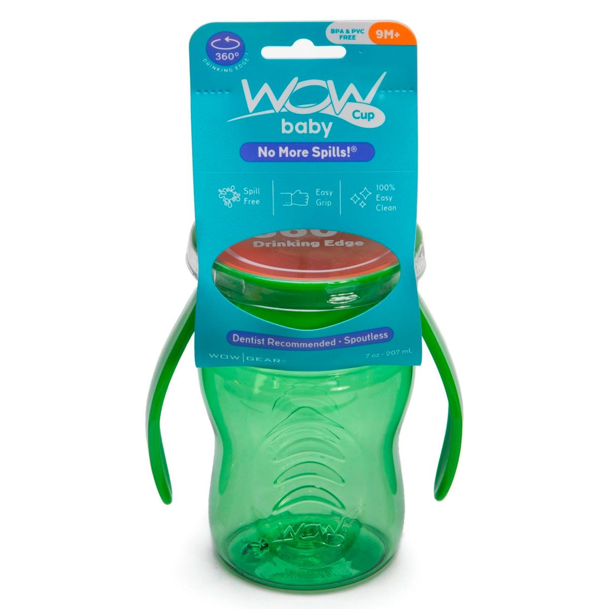 WOW CUP - Vaso Baby Tritan Verde Wow Cup