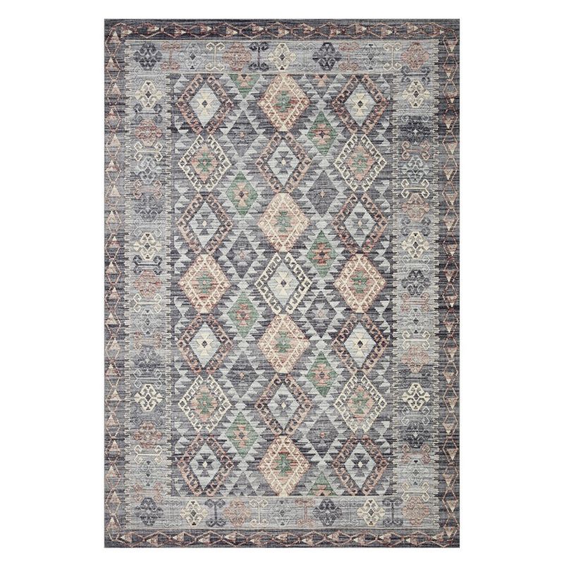 PERLE PERLE - Alfombra Zion 01 Grey / Multi Loloi Ii (262X364)