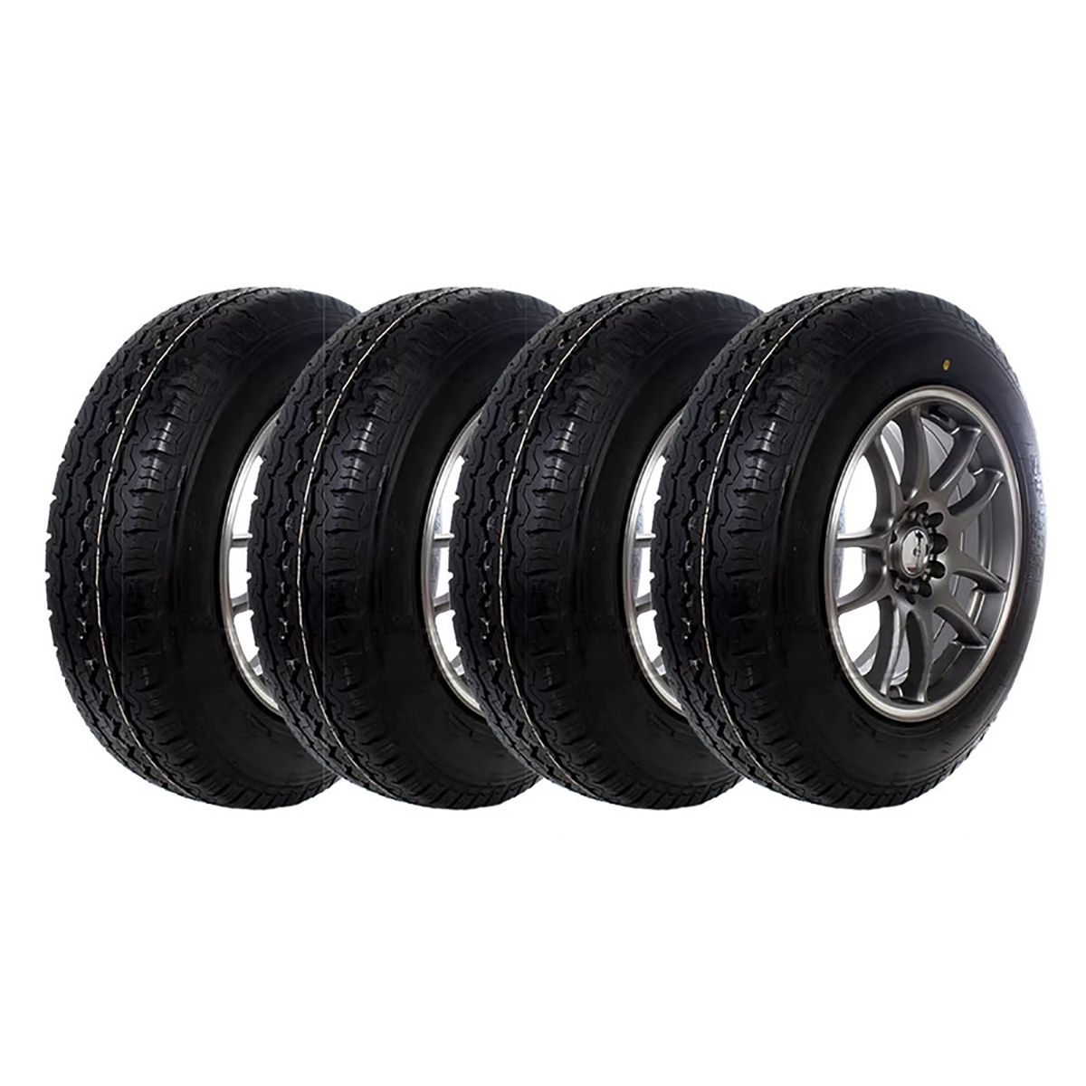 DUNLOP - Set 4 - 185R14 Dunlop Lt5 Ltr 102/100P 8Pr Jp