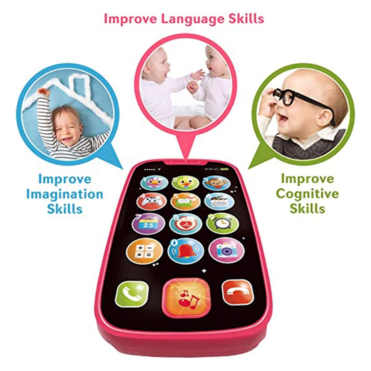 HOLA TOYS - Mi Primer Smartphone De Juguete Hola Toys