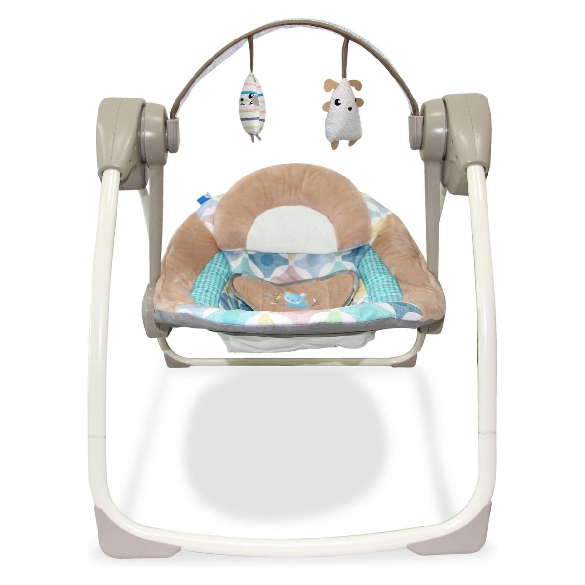 BEBEGLO - Silla Nido Mecedora Musical Gris Rs-17740 Bebeglo