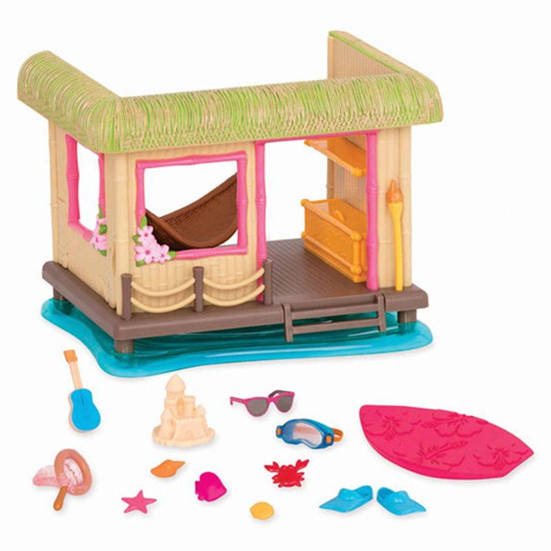 LILWOODZEZ - Playset Choza Tiki Lilwoodzez