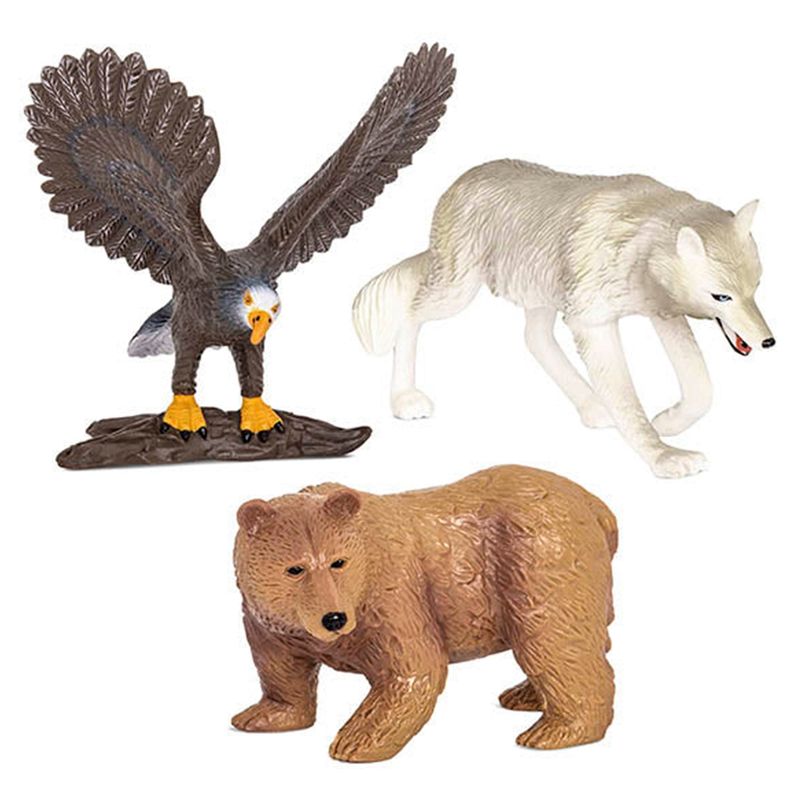 TERRA ANDES - Caramba Animales Del Bosque: Lobo, Aguila Y Oso  Terra Andes