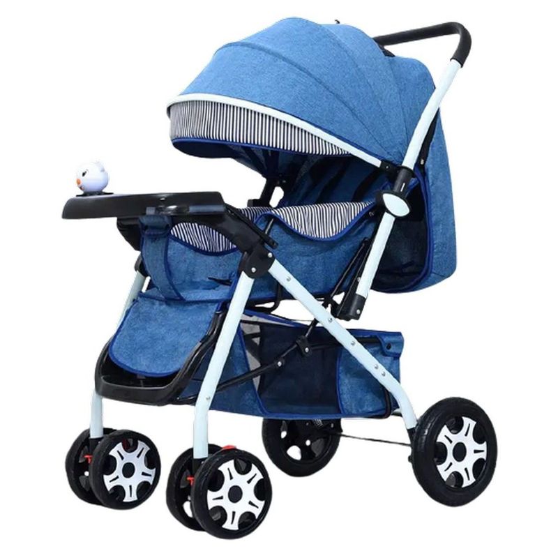 GENERICO - Coche de Bebé Paseo Plegable con Bandeja
