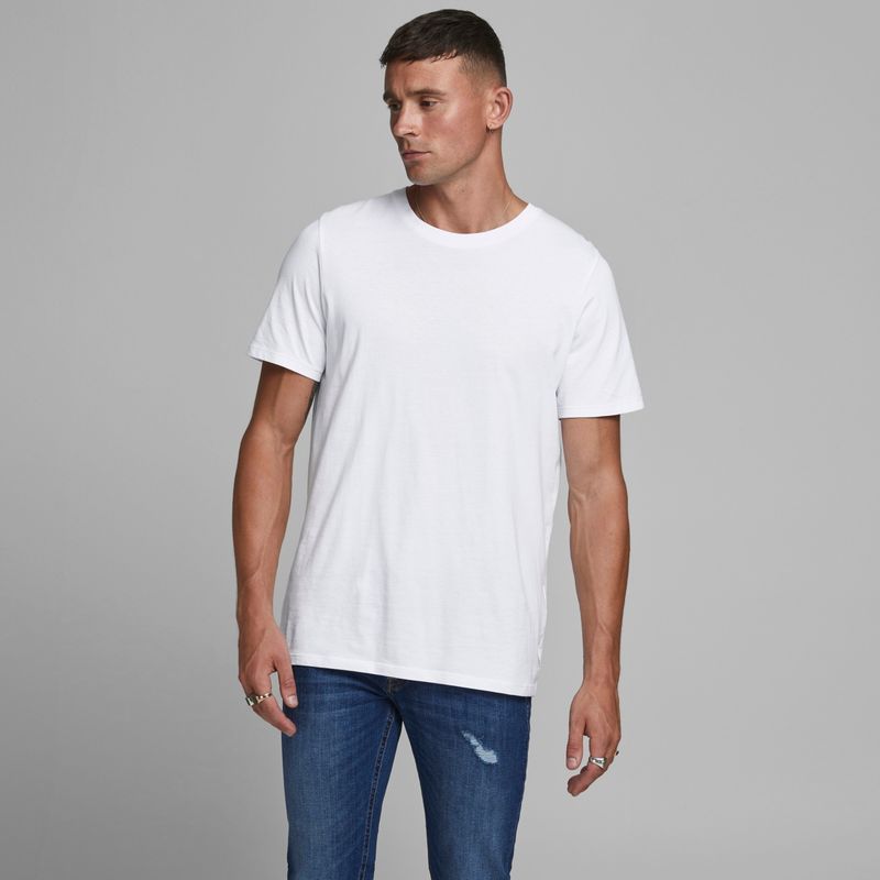 JACK&JONES - Polera Basica Algodon Organico Hombre Jack&Jones