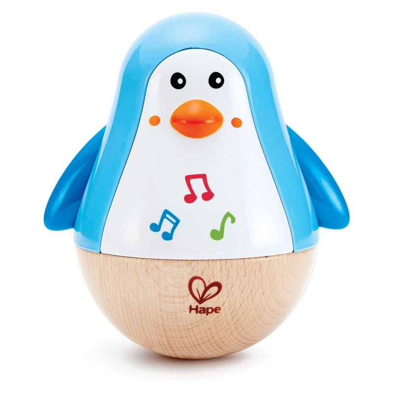 HAPE - Juguete de Madera Penguin Musical Wobbler Hape