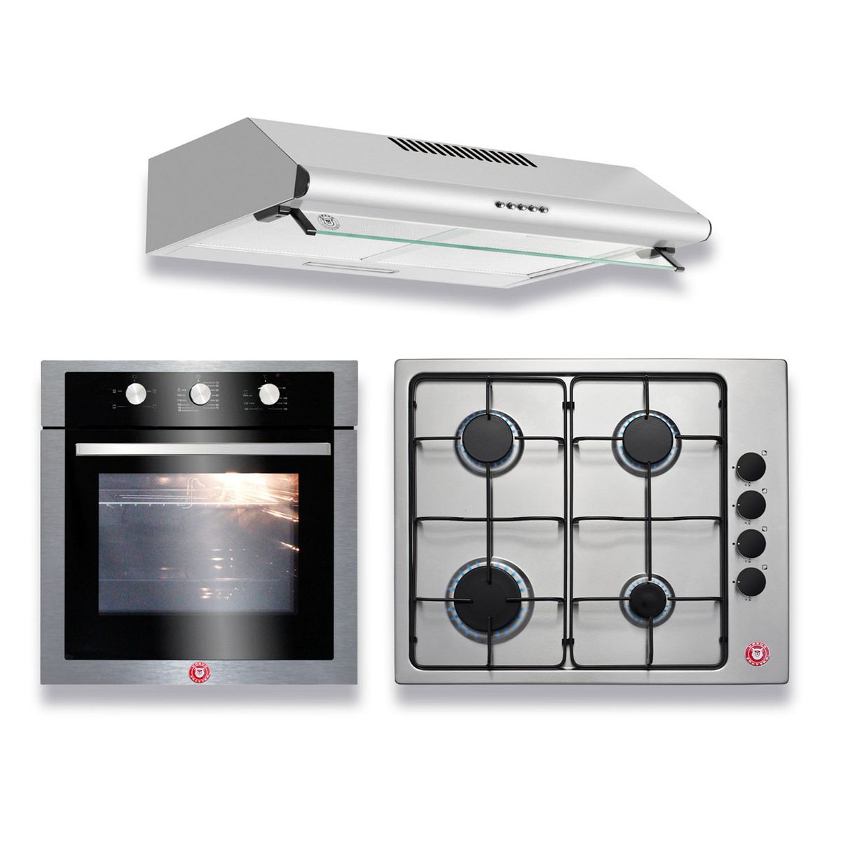 URSUS TROTTER - Kit Emp. Encimera G4 Gas Licuado Camp. 60Cm Inox 1 Motor RIKIT EPC4 Ursus Trotter