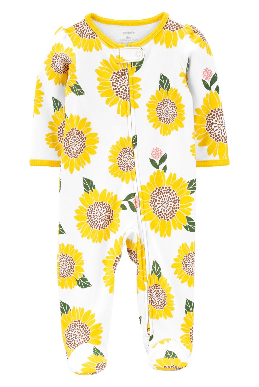 CARTER'S - Pijama Algodón A Girasoles Bebe Niña