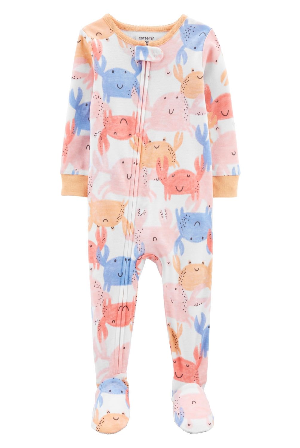 CARTER'S - Pijama Algodón Estampado Cangrejo Bebe Niña