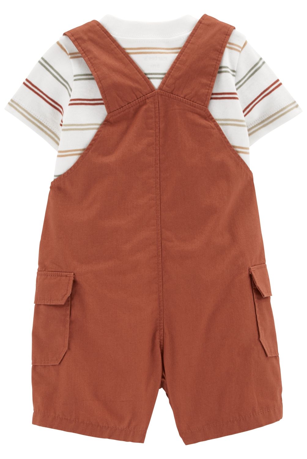 CARTER'S - Conjunto 2 Piezas Jardinera Corta y Polera Bebé Niño Carter's