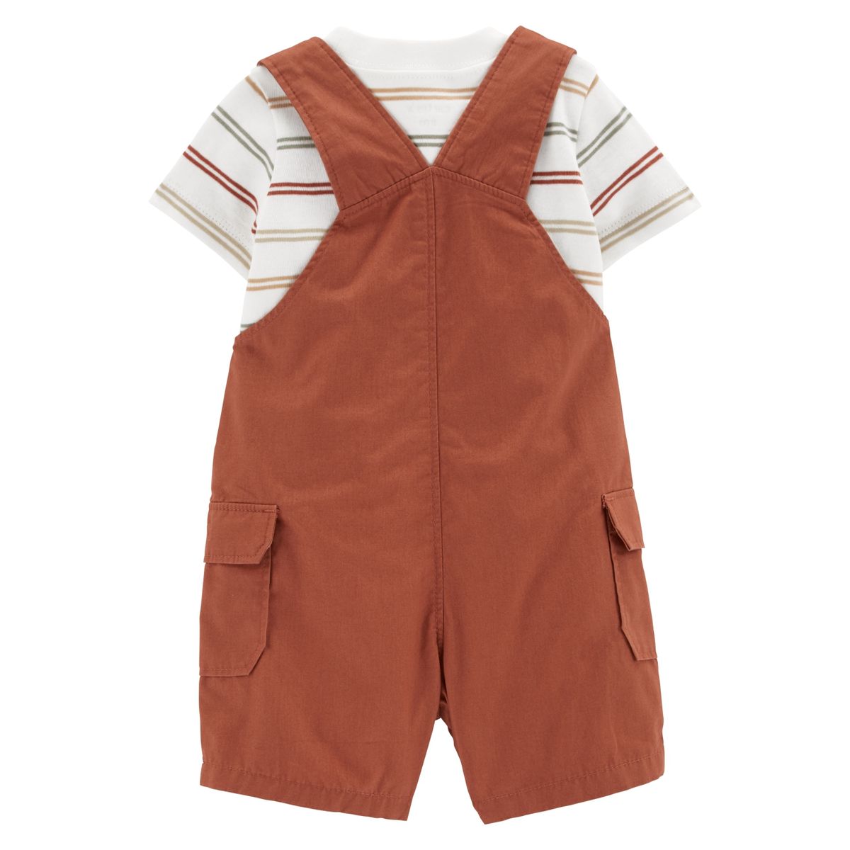 CARTER'S - Conjunto 2 Piezas Jardinera Corta y Polera Bebé Niño Carter's