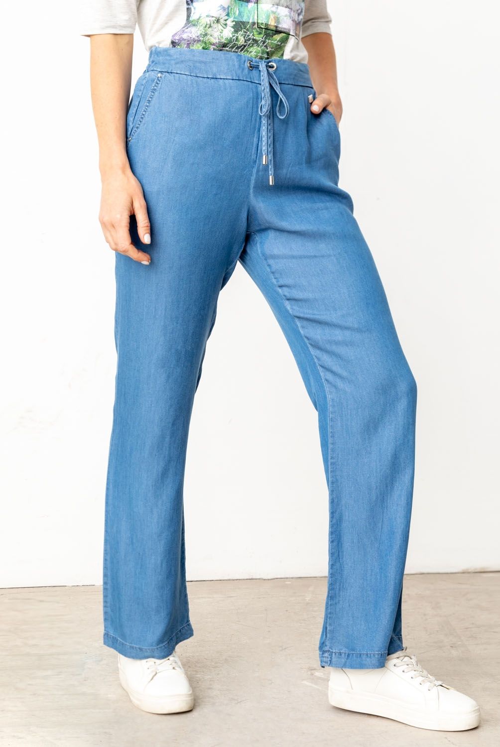 S COCCI - Pantalón Palazzo Tiro Alto Mujer S Cocci