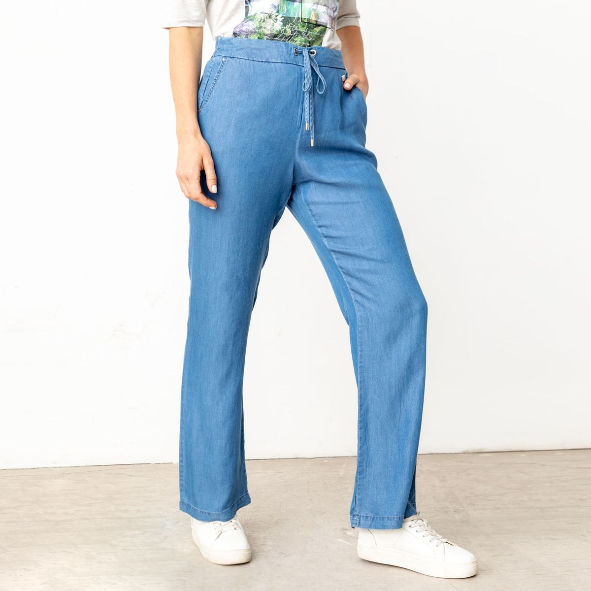 S COCCI - Pantalón Palazzo Tiro Alto Mujer S Cocci