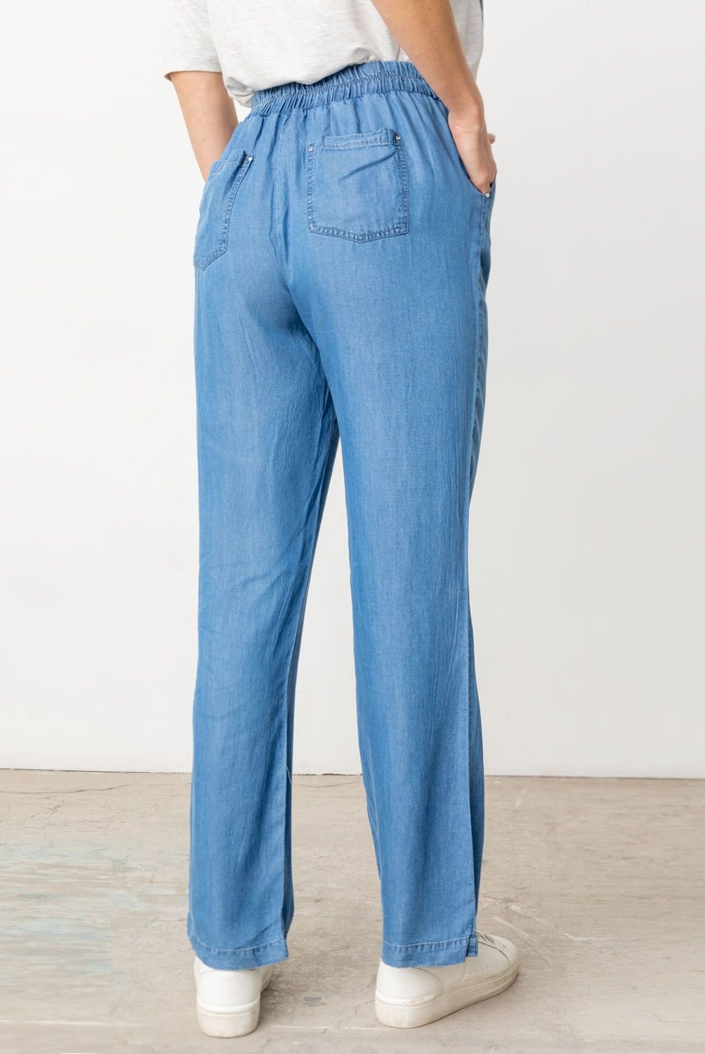 S COCCI - Pantalón Palazzo Tiro Alto Mujer S Cocci