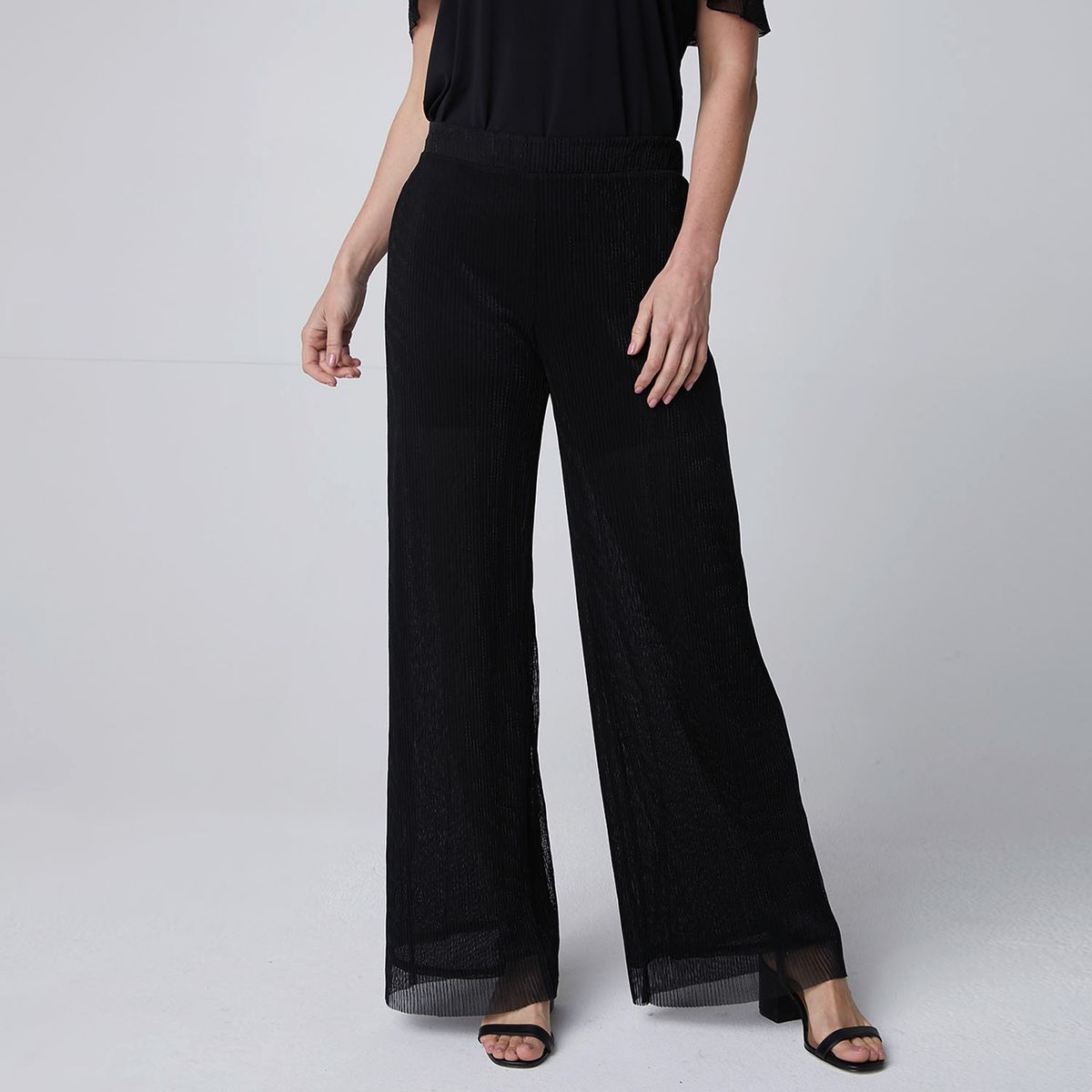 S COCCI - Stefano Cocci Pantalon Palazzo Tiro Medio Mujer