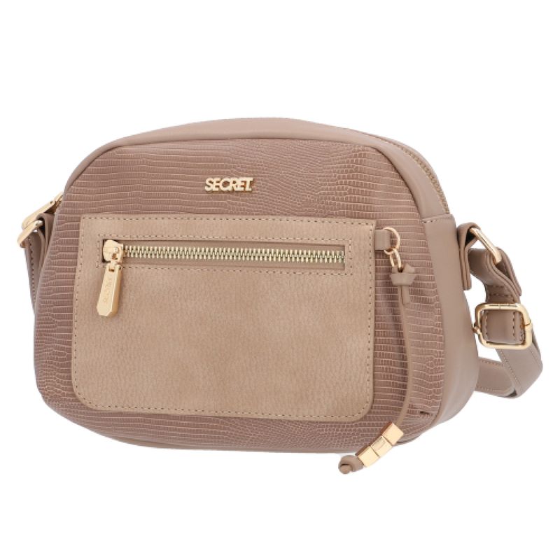 SECRET - Bandolera Mujer Beige