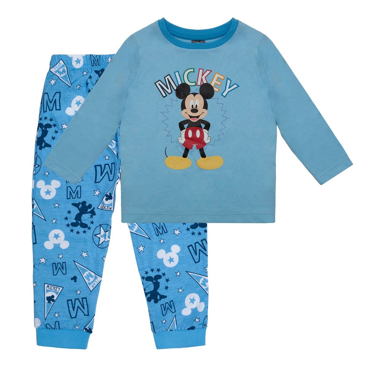 DISNEY - Pijama Niño Mickey Mouse Celeste Disney
