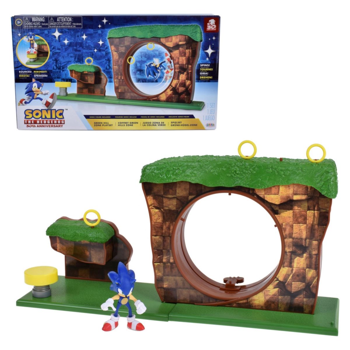 SONIC - Playset Colina Verde Sonic
