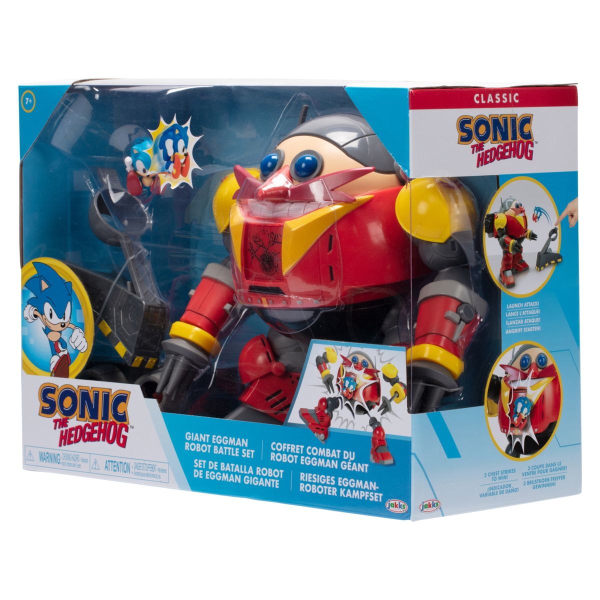 SONIC - Playset Combate Robot Eggman/Sonic