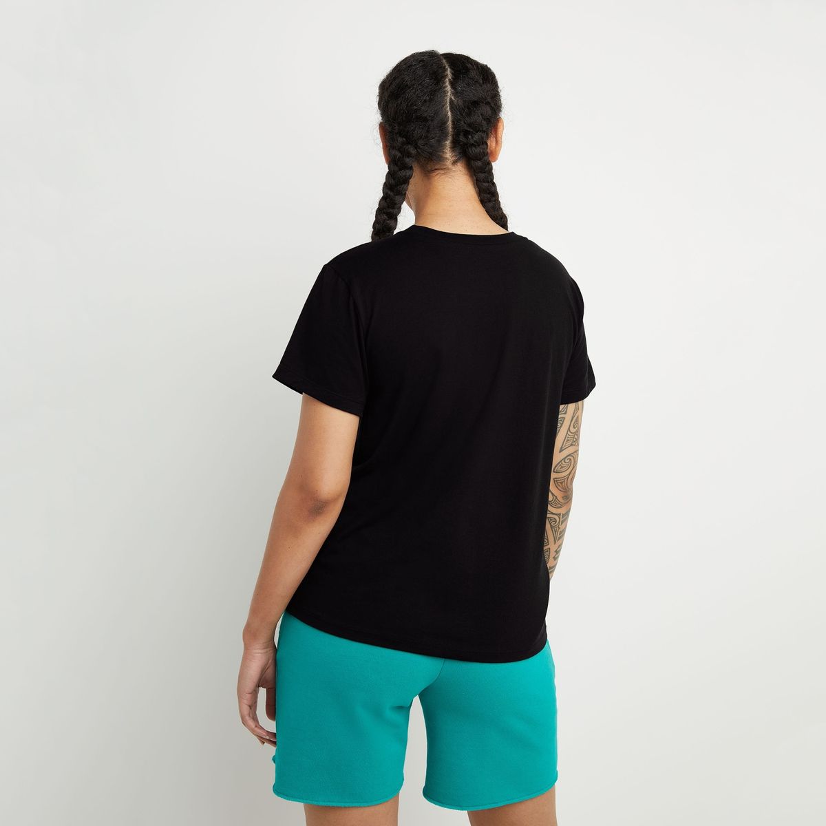 CHAMPION - Champion Polera Manga Corta Algodón Mujer