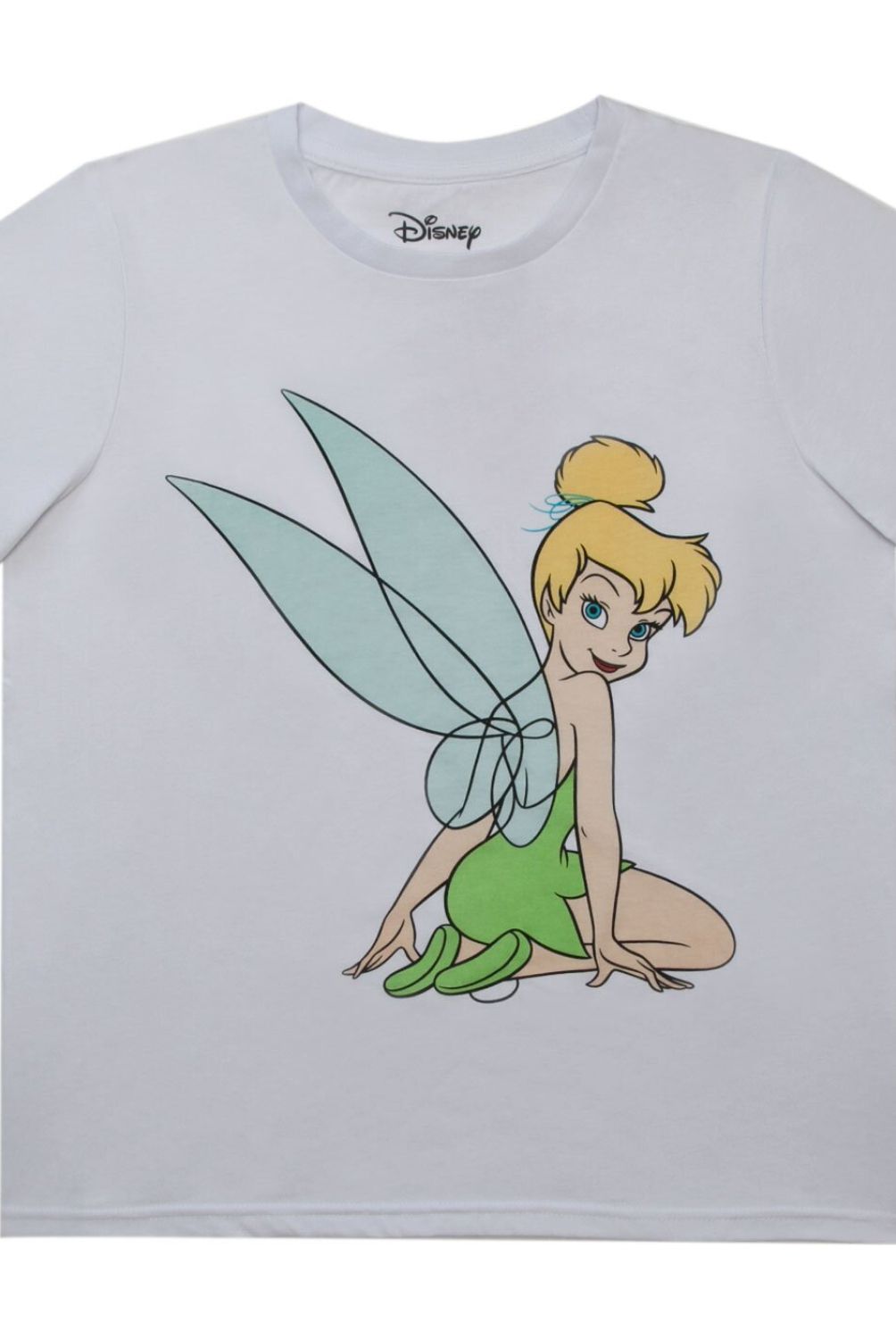 DISNEY - Polera Mujer Campanita Sentada Blanco Disney