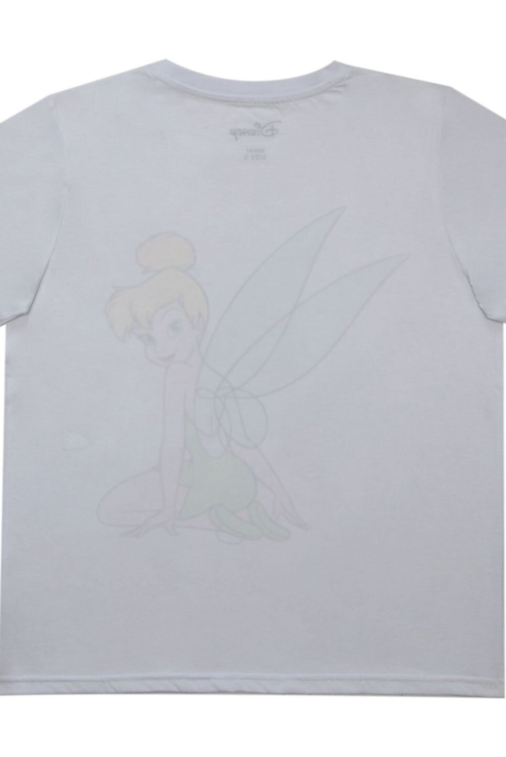 DISNEY - Polera Mujer Campanita Sentada Blanco Disney
