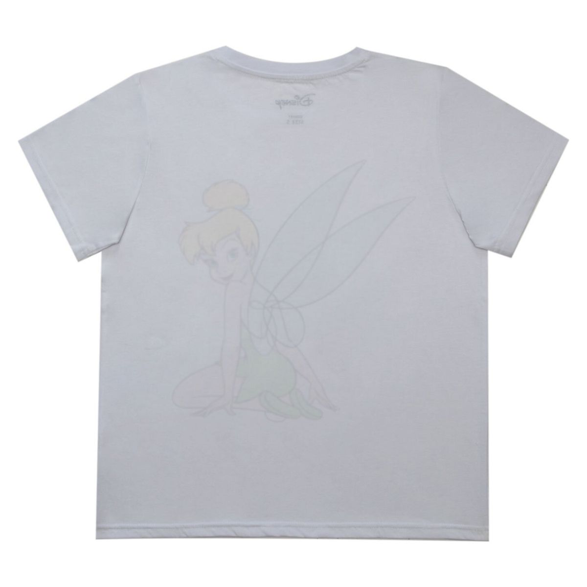 DISNEY - Polera Mujer Campanita Sentada Blanco Disney