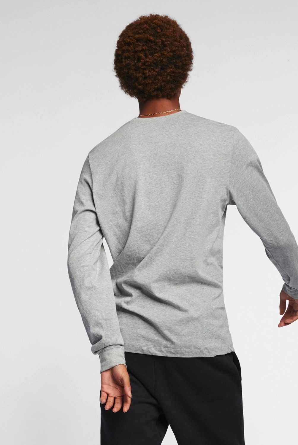 NIKE - Polera Manga Larga Regular Fit Hombre Nike